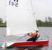 Supernova sailing dinghy